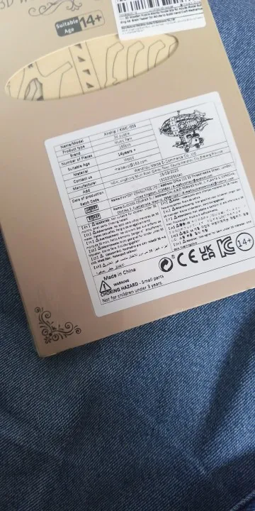 3D Wooden Airship Puzzle Kit for Adults – Mechanical Model Building Set photo review