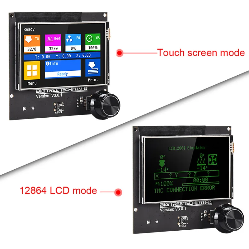 Lcd Touch Screen Módulo Wi-fi para Skr Mini e3 V3.0 Polvo Pro Ender Cr10 Impressora 3d 12864 Bigtreetech-tft35 e3 V3.0 - Imagem 4