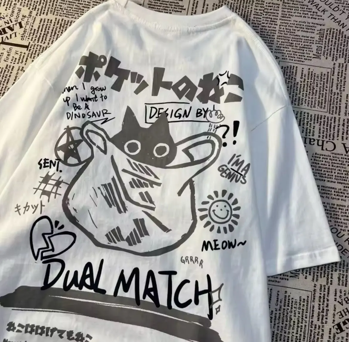 Dual Match Neko Bag T-Shirt photo review