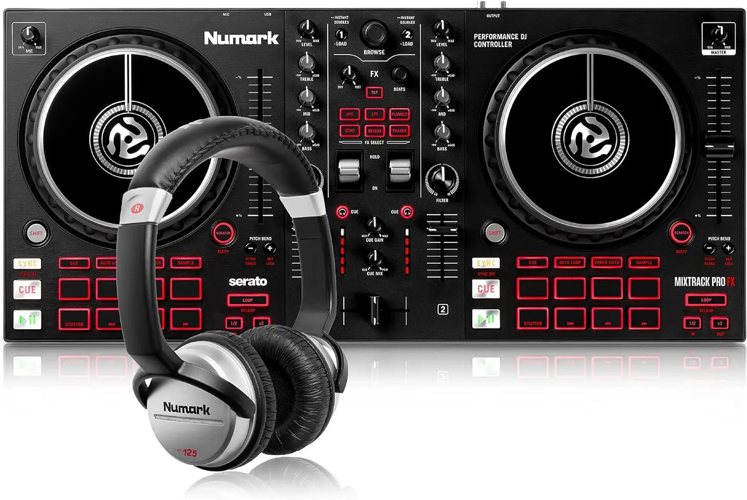 

Высококачественный двухканальный DJ-контроллер Numark Mixtrack Pro FX и Serato Pro