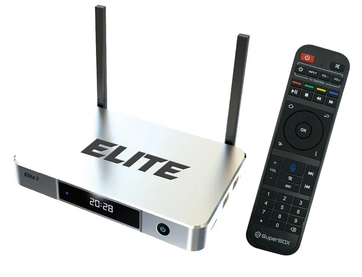 

BUY 3 GET 2 FREE SuperBox Elite 3 | Fully Load 6K with 4Gb RAM & 64 GB Media Player