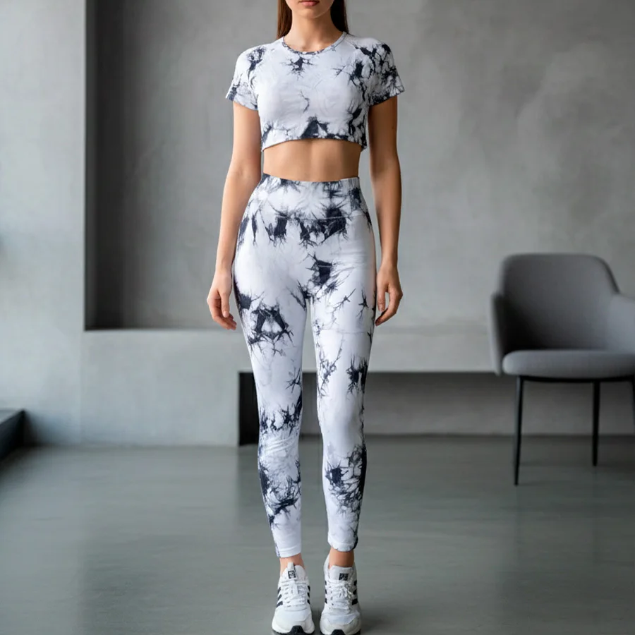 Conjunto Deportivo Premium: Top Crop y Leggings con Efecto Push Up