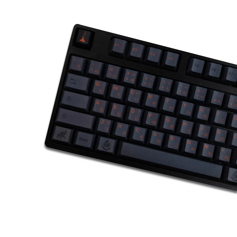 143 chaves gmk cinder keycaps cereja perfil