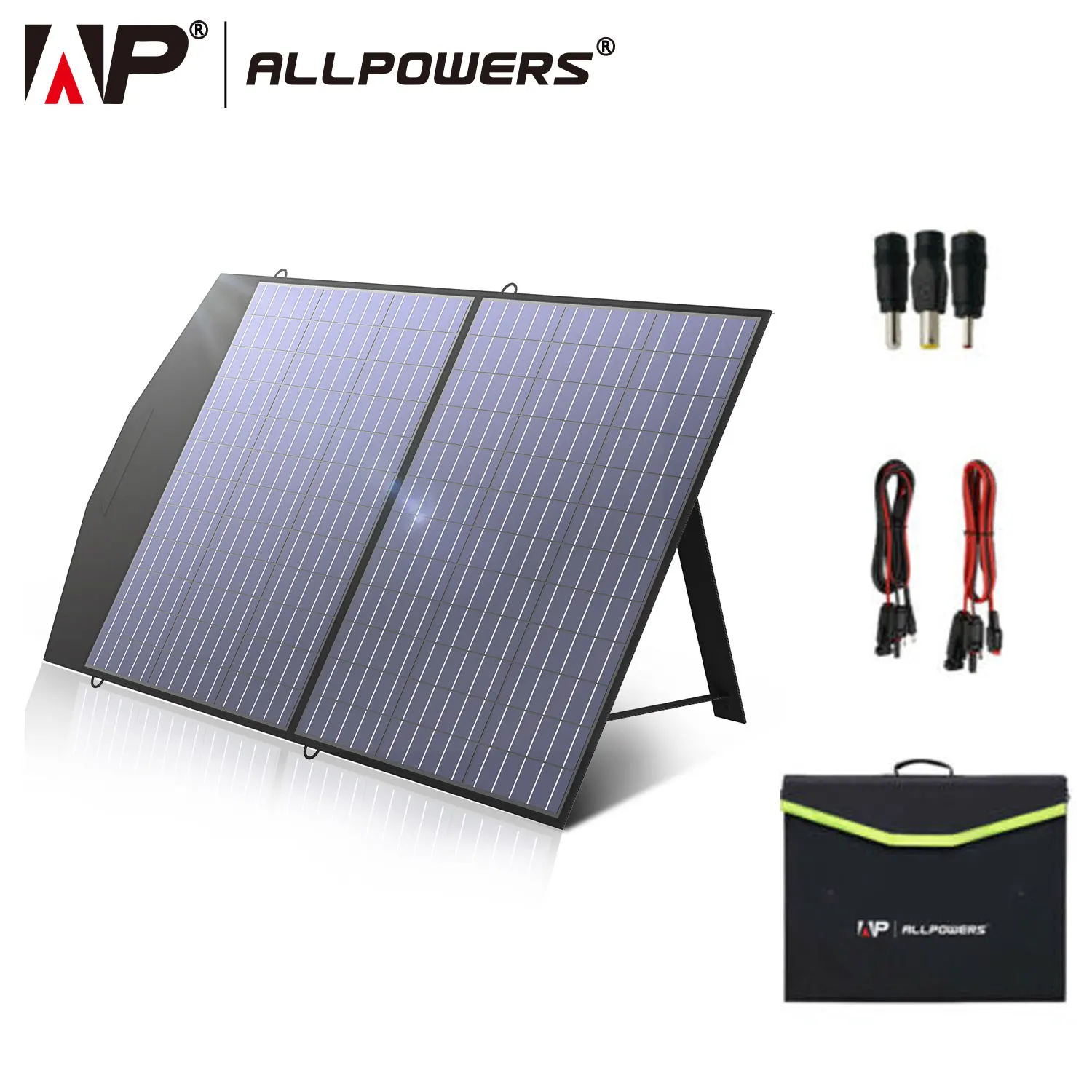 ALLPOWERS 100W Foldable Solar Panel Portable Solar Charger Kit for