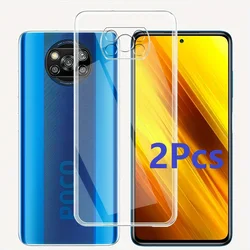 Coques de téléphone en silicone souple antichoc transparente - Pack de 2