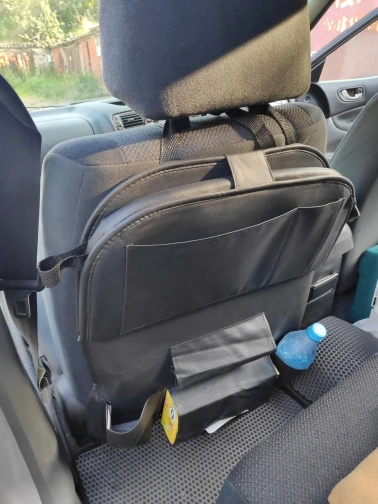 Car Backseat Organizer with Foldable Table Tray photo review