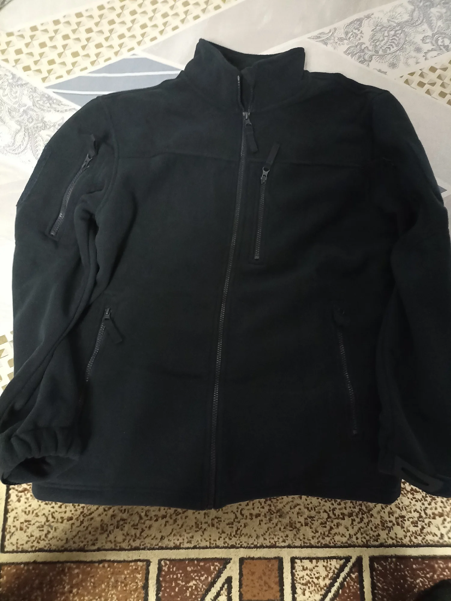 Men's Tech Fleece- Light Weight Utility Zip Up Streetwear Coat