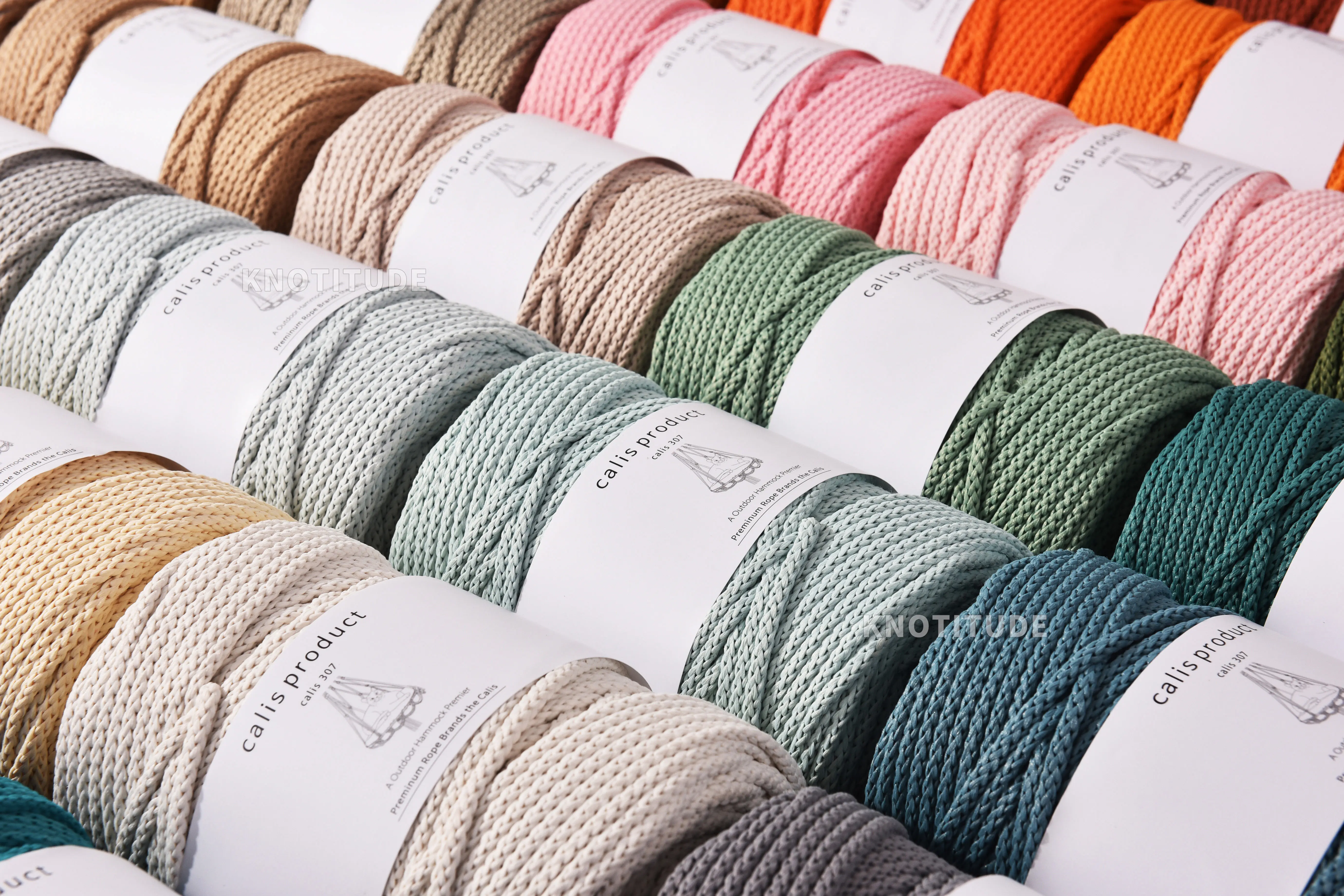 5.5MM Polyester Knitting Cord 100yards Macrame braid cord for Hand Knitting & Bag Making Rope 600gram 3