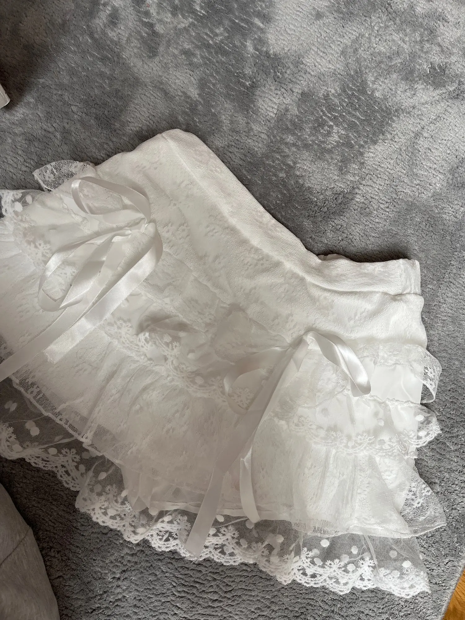 Soft Girl Laced Skirt photo review