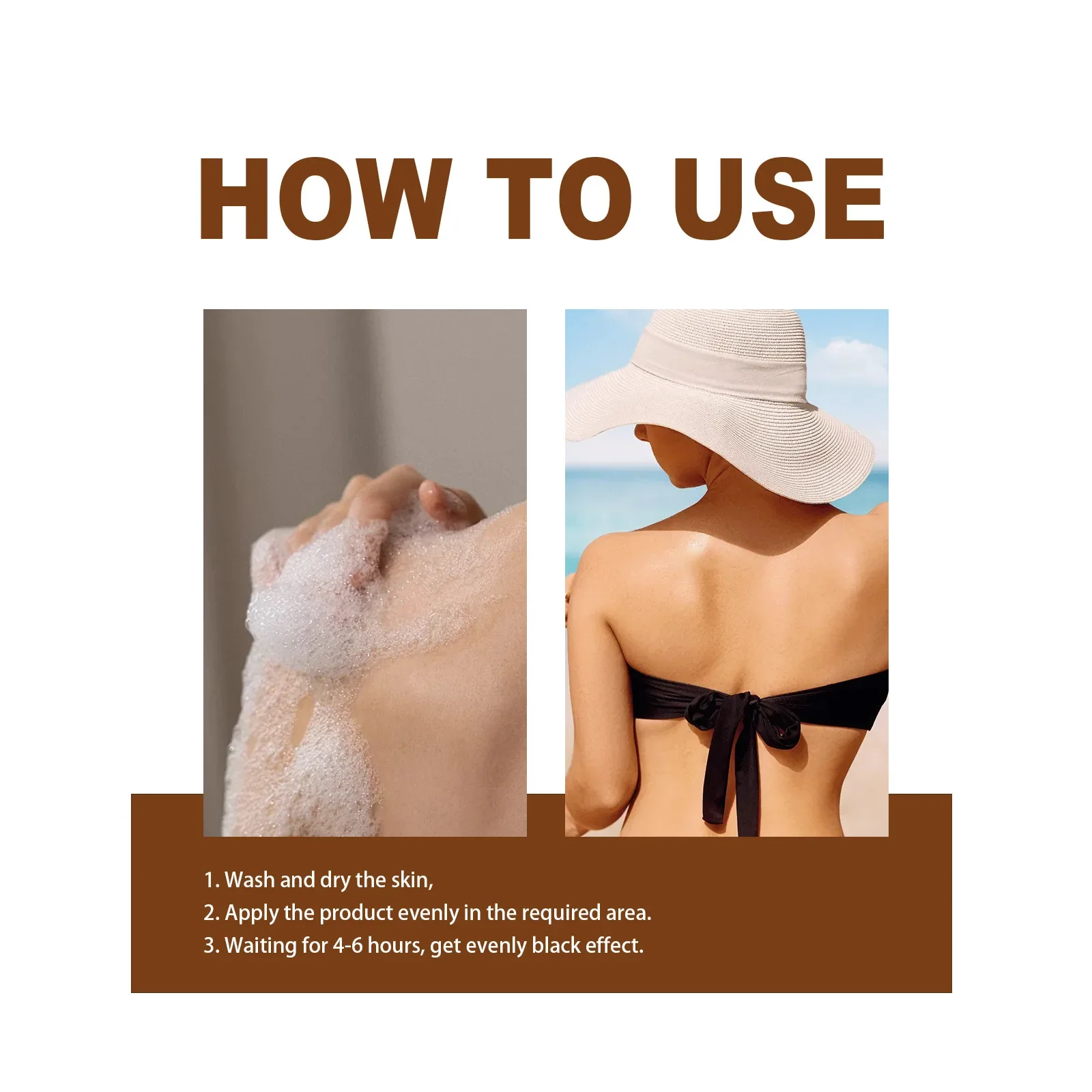 EELHOE Self Tanner Lotion Tanning Cream Sunbed Accelerator