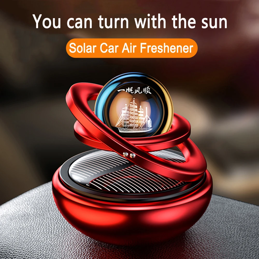 KAOU Solar Interstellar Car Aromatherapy Refreshing Fragrance Safe