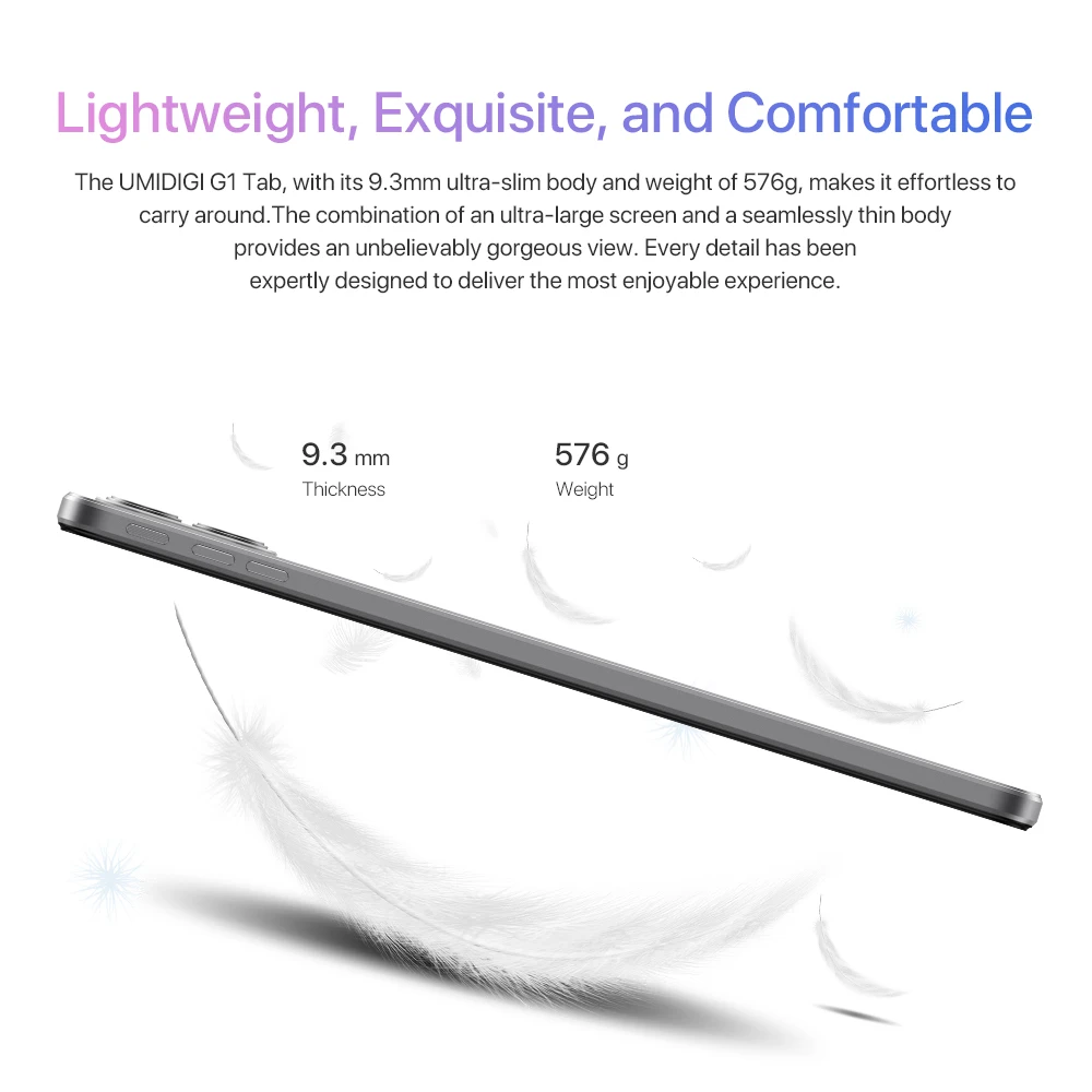 UMIDIG G1 Tab Android 13 Smart tablet 10.1"HD Large Display 4+4GB 64GB Quad Core 6000mAh Mega Battery WIFI6 60Hz tablets android 3