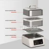 Multifunctional 2-layer Electric Steamer, Fully Automatic Large -capacity Stainless Steel Breakfast Machine 5