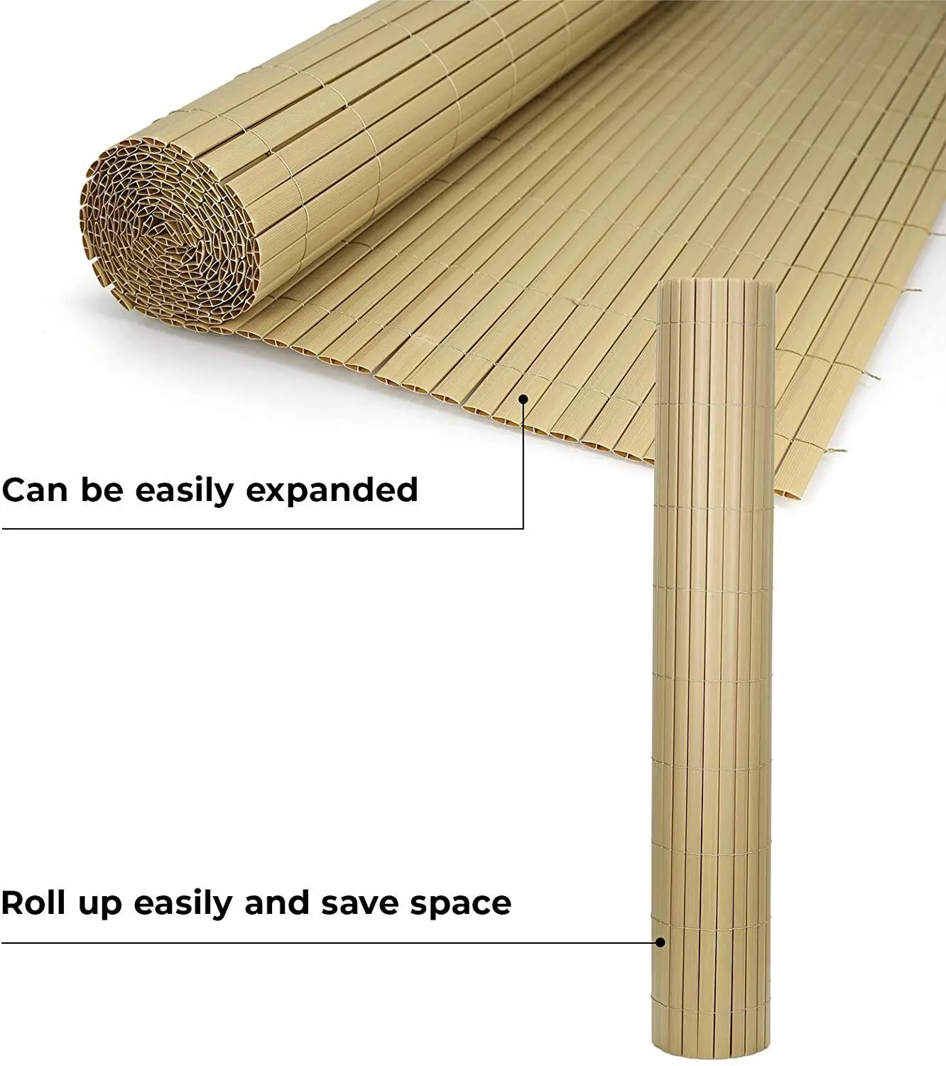 Homfa PVC Privacy Screen Mat, Privacy Fence, PVC Privacy