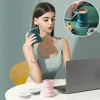 Portable Folding Silicone Water Cup, 320ml Outdoor Heat Resistant Foldable Mug with Lid Collapsible Travel Drinking Cups, Coffee 6