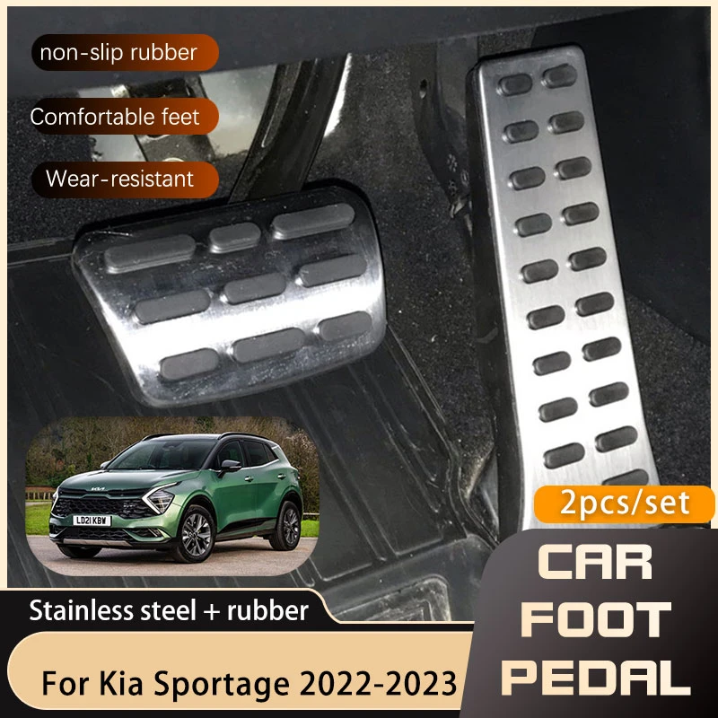 Stainless Steel Carstyling Pedal For Kia Sportage Nq5 2022 2023 Brake