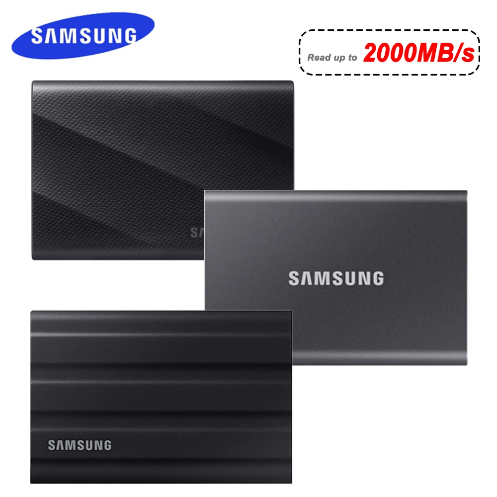 外付けハードディスク・ドライブ samsung sdd サムスンポータブル SSD 外部 HD 4 TB Ssd 1 TB 外部ハードドライブ
