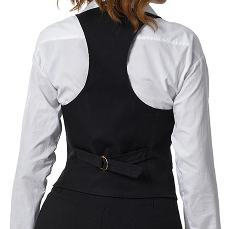 y2k PU Leather Vest Vintage Aesthetic Women V Neck Sleeveless Button Tank Tops 2000s Dark Academia Tshirt Waistcoat