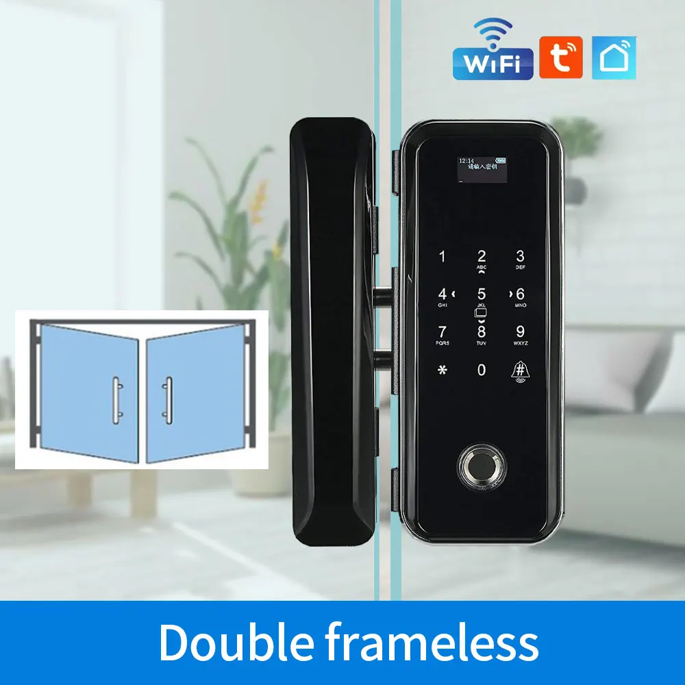 double-open framless