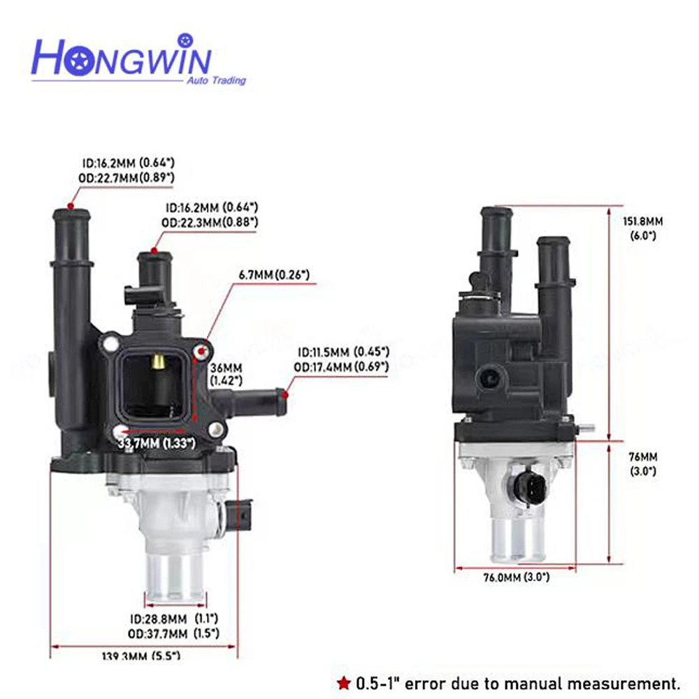 Coolant Thermostat Housing 55579951 25192228 25191992 For Chevrolet Cruze Sonic 1.6L 1.8L Opel Vauxhall Insignia Astra Vectra