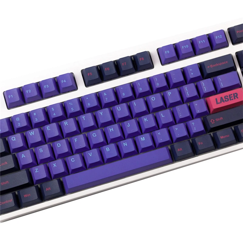 

Лазерная тема GMK, колпачки клавиш вишневого профиля PBT, пять боковых красителей, сублимация для механической клавиатуры