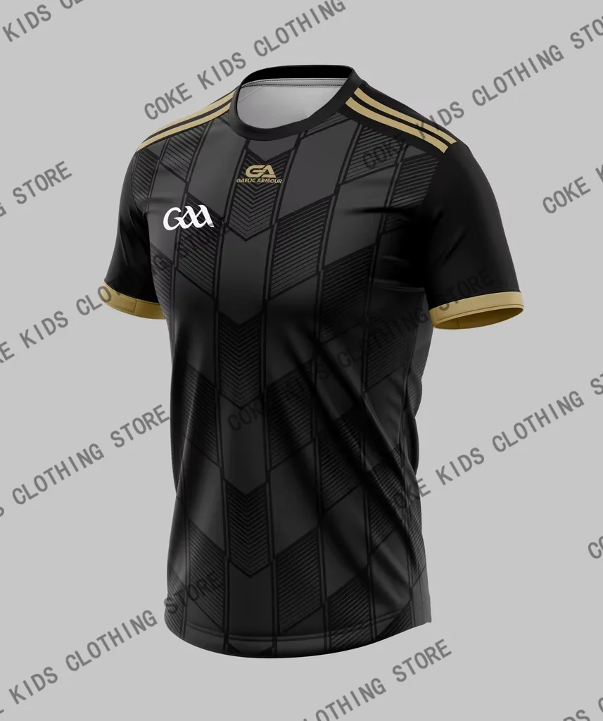Kids T Shirt Gaa 3d Print Men's And Women's Football Clothing, Training T-Shirt, Tennis Training Tops, Sportswear Fitness Tees