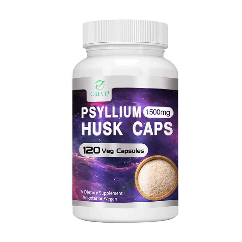 thumbnail image 1 of Cáscara de psyllium: fibra soluble natural, buena para la salud intestinal, la limpieza, la desintoxicación y la salud del sistema digestivo. 120 s, 1 of 5