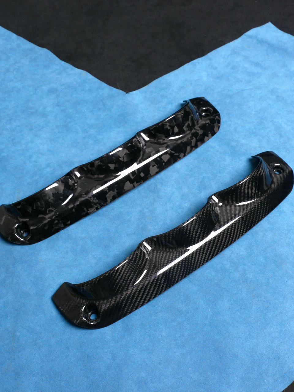 Carbon Fiber Intake Decorative Cover For Triumph Rocket 3R3GT221 Night Kids Modified
