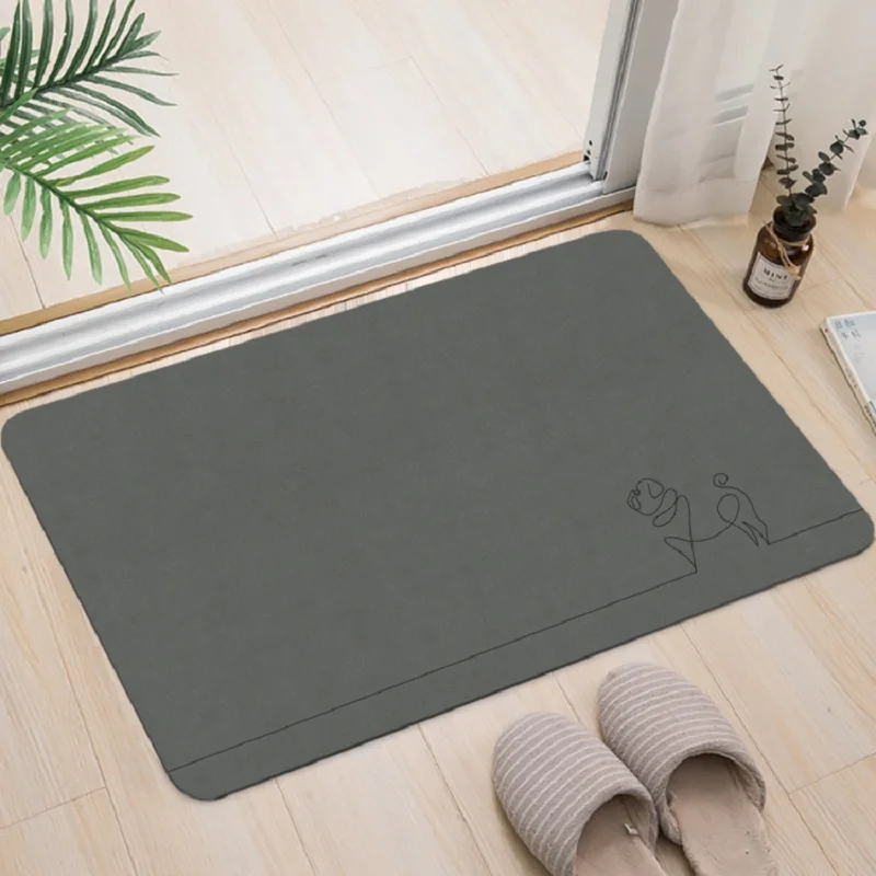 일상나눔 빨아쓰는 깨지지 않는 규조토 발매트 5 colors 