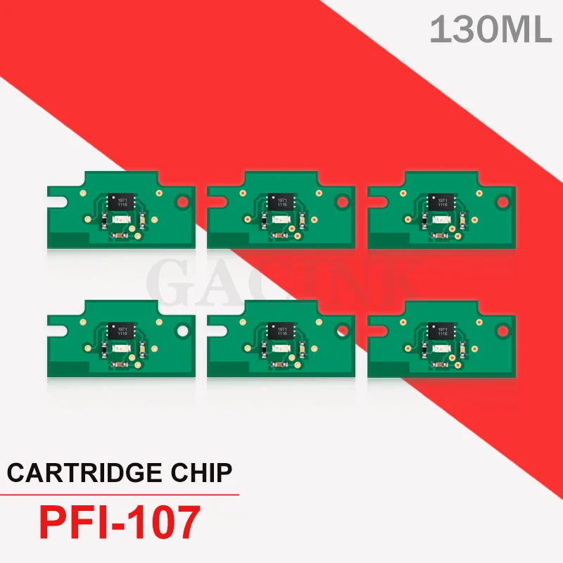 ARC Chip PFI107 PFI 107 PFI-107 Ink Cartridge for Canon IPF670 IPF680 IPF685 IPF770 IPF780 IPF785 IPF670 IPF770 Printer Chips cartridge chip