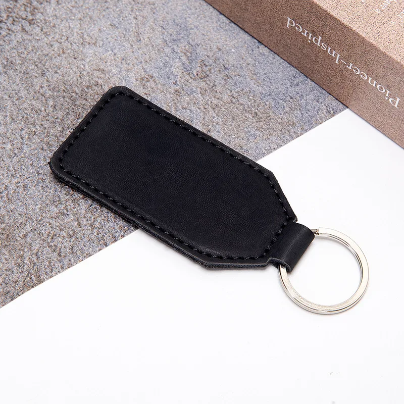 Leather Keychains: Navy Key Lanyard | Leather Key Rings by KMM & Co. Yes