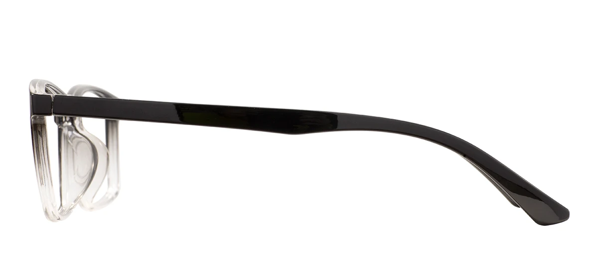Kunststoff große klassische Männer und Frauen rechteckige Brillengestelle transparente große leichte Brille für optische Korrekturgläser – Detail 4