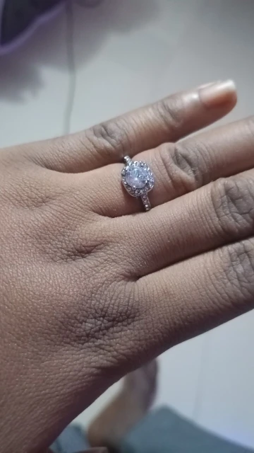 Classic Silver Color Wedding Rings photo review