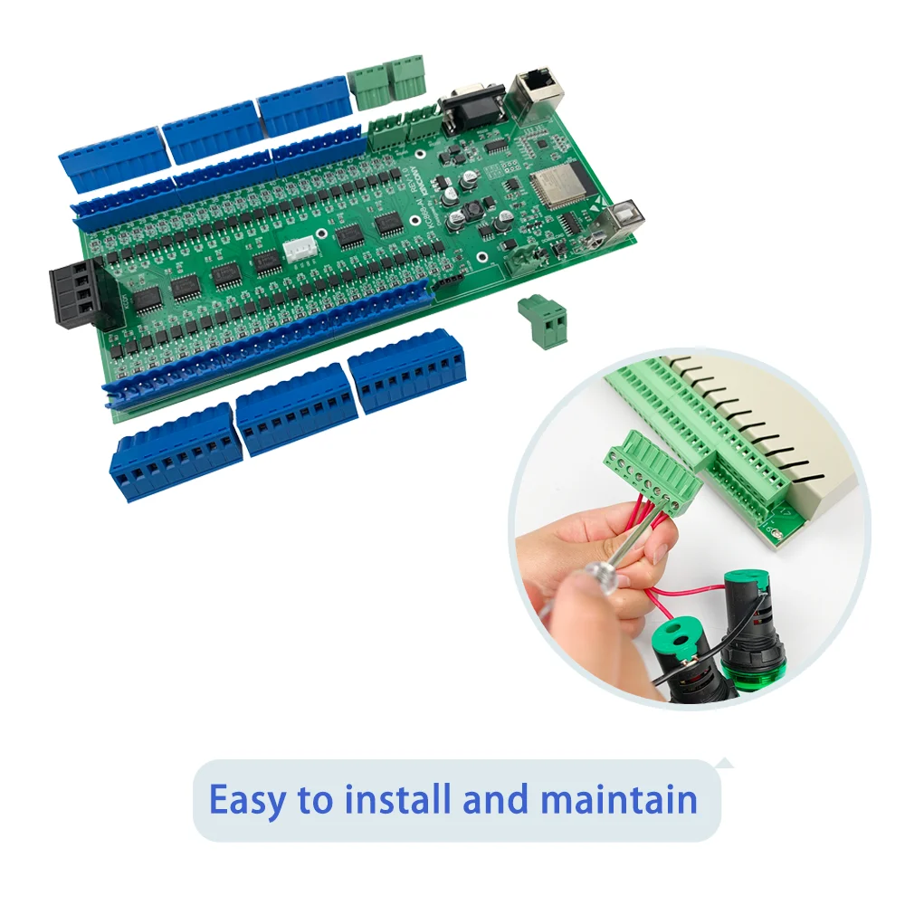 KC868-AI 이더넷 Wifi RS232 RS485 ESP32 입력 모듈 IR RF 433M 지원 ESPhome 홈 어시스턴트 Tasmota DIY