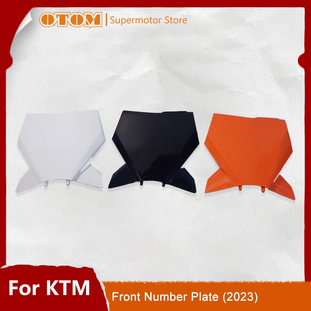

OTOM Пластиковая крышка для передней номерной таблички мотоцикла 2023 для KTM SX SXF XC XCF 125 250 300 350 аксессуары для велосипедов-внедорожников