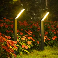 2 Pack Tall LED Solar Garden Pathway Lights, 3 Color Modes 40LEDs Solar-Powered for Driveway, Patio, Yard, Lawn, Landscape Decor 1