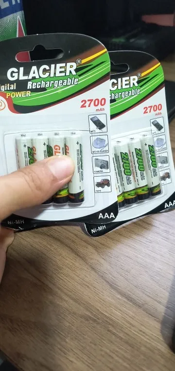 4 Pilhas Recarregável AAA 2700 No Blister Ideal Para Varios Aparelho recarregavel photo review