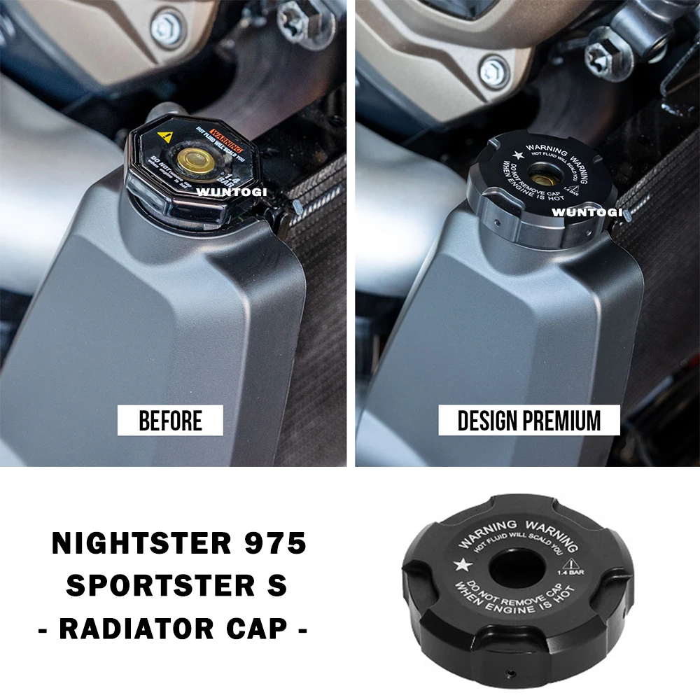 

Sportster S Accessories Motorcycle Decorative Kits For Sportster S 1250 RH1250 S Nightster 975 RH975 2021 2022 Radiator Cap
