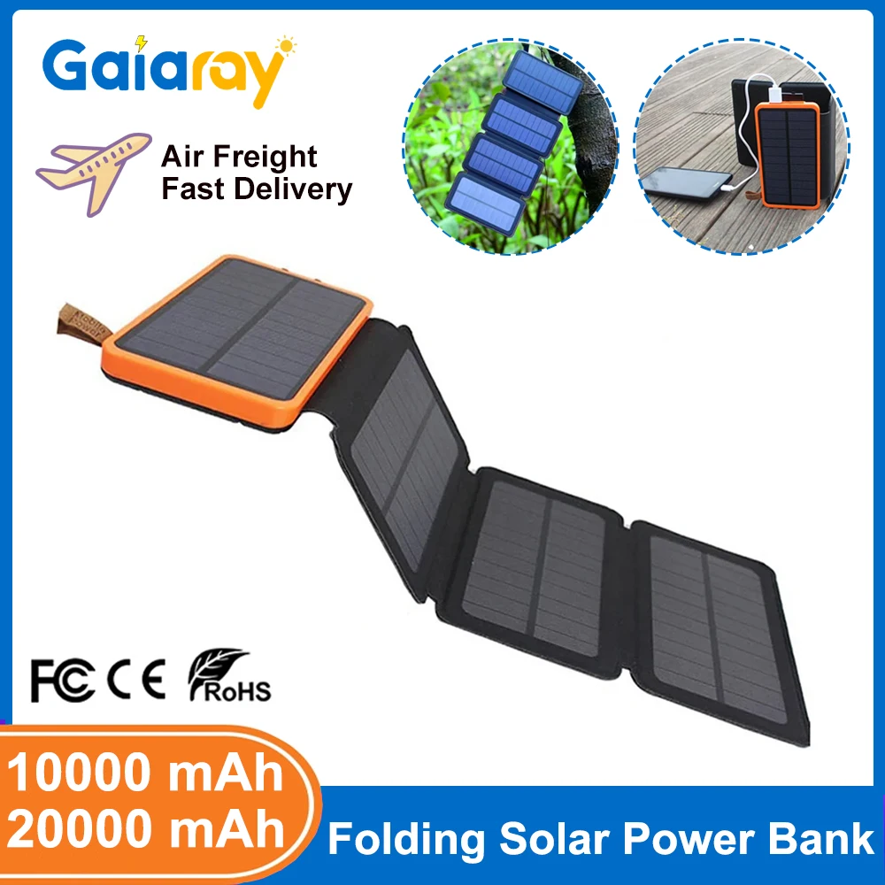 Chargeur Solaire JES 60W 2 Ports USB - Panneau Pliable, Alimentation De Secours - Neuf