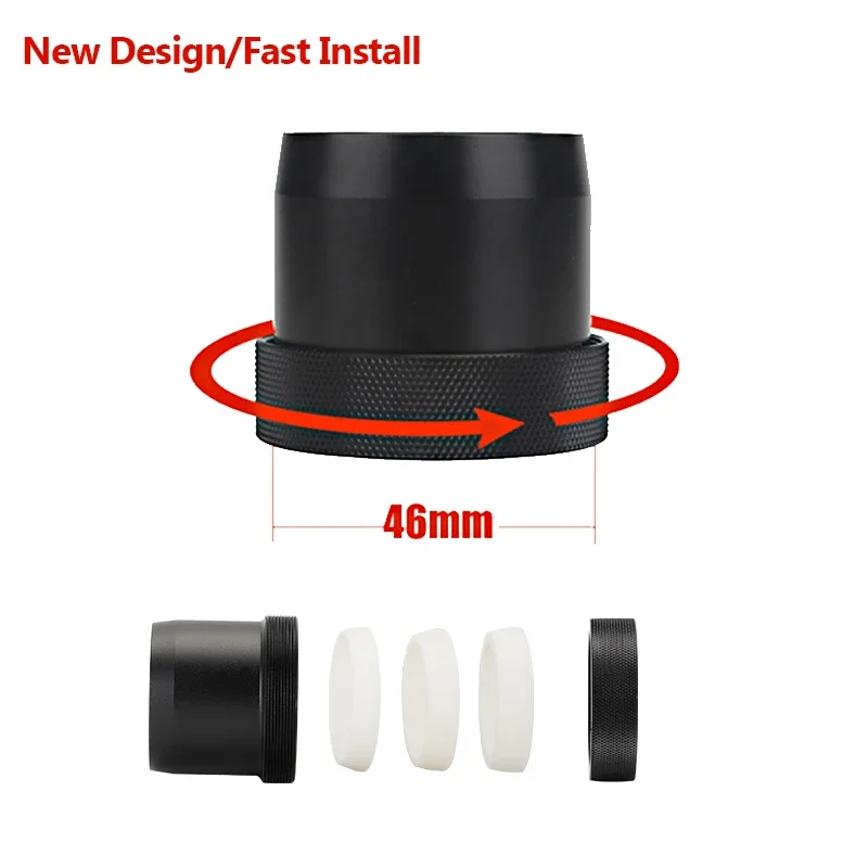 Monocular Night Vision Telescope Binoculars Night Vision PARD NV007S 46mm Quick Install Adapter Bayonet Night Vision Scope Camera Kit Fast Sleeve Bracket Adapter For NV007V