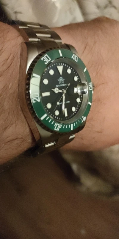 ADDIESDIVE Men's Stainless Steel Quartz Waterproof Watch photo review