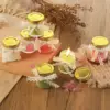 Small Glass Jars with Lids, 1.5 oz Mini Jam Jars, Small Honey Jars for Favors, Candle Jars for Candle Making for Gifts 4