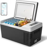 Комбинация охлаждающей коробки компрессора EUHOMY для холодильника-морозильной камеры с приложением и ЖК-дисплеем |   Портативный холодильник для кемпинга -20 ℃ ~20 ℃ — изображение 2