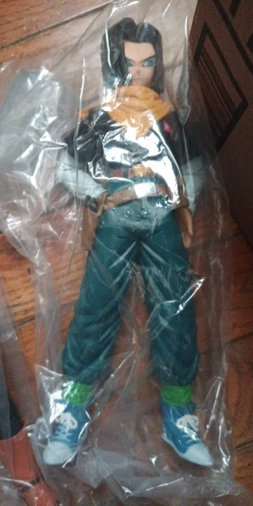 24CM Anime Dragon Ball Z Android 17 18 Figure Android 18 PVC