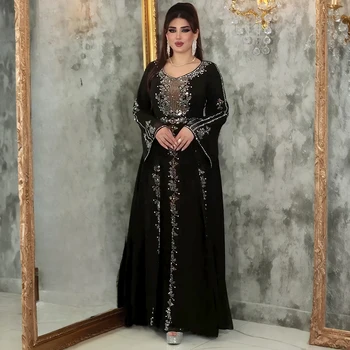 Abaya Dress абая женские одежда из Турции Caftan Femmes Marocaine Dresses on Clearance Sale African Dresses for Woman платье женское Original Turkey Dress for Ladies Robe Africaine vêtement africain femme luxe