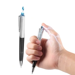 Electric Shock Pen, Writing Ballpoint Pen, Novelty Prank Trick Gadget Toy for Adults April Fool gift