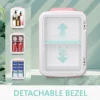 ICYGLEE Car Refrigerator 4L Mini Refrigerator Refrigeration and Heating Heating Storage Cold and Warm Insulation Box for Bedroom 4