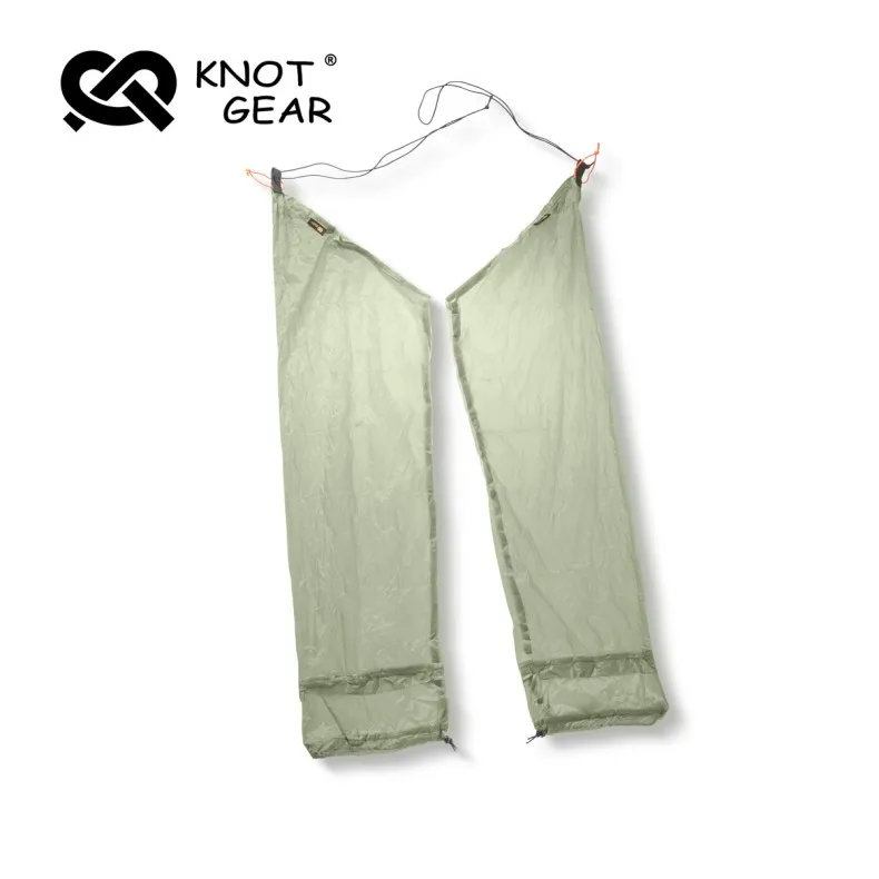 Description Picture 5 of itemKnot Ultralight Outdoor Rain Pants Double-sided Silicone Mountaineering Hiking Waterproof Multifunctional 20D Nylon Rain Pants