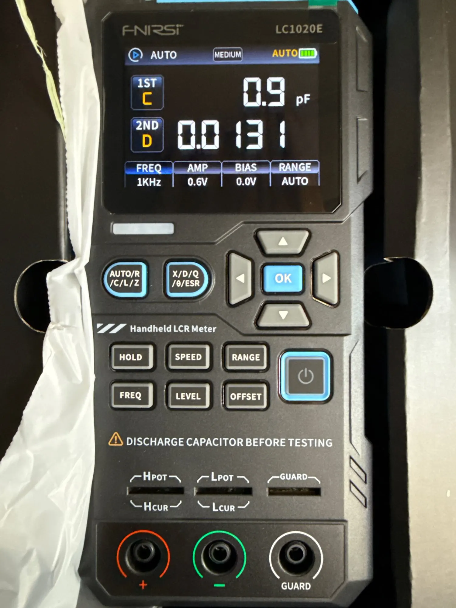 Handheld Digital Lcr Meter Capacitance Inductance Resistance Tester