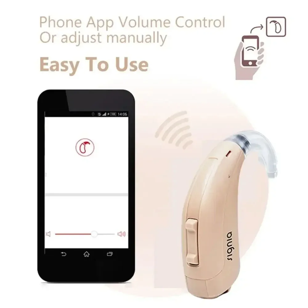 Signia RUN SP139dB High Power BTE Hearing Aid Imported chips 8Channels Deafness Hearing Aid 4